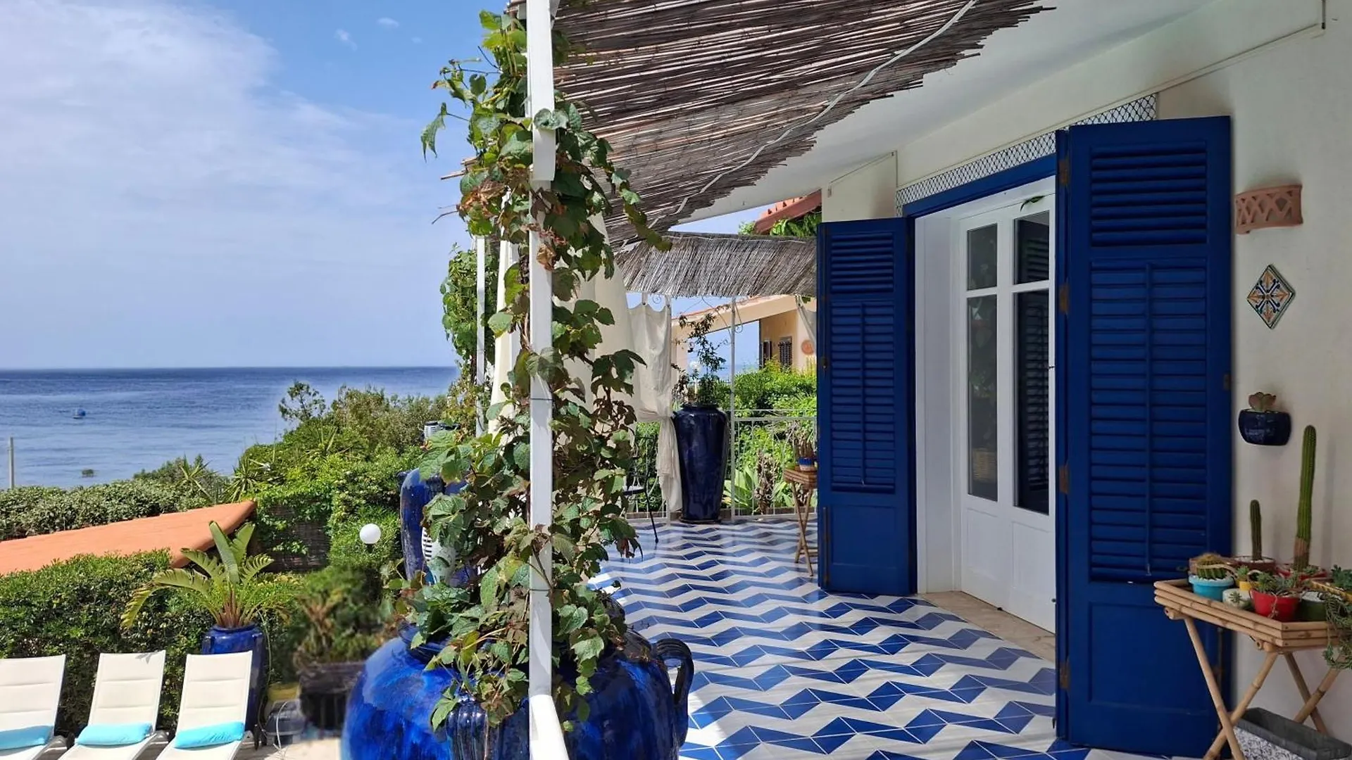 ***** Frühstückspension Vfh Villa Flavia Eco B&B - 50 Metri Dal Mare Santa Flavia Italien